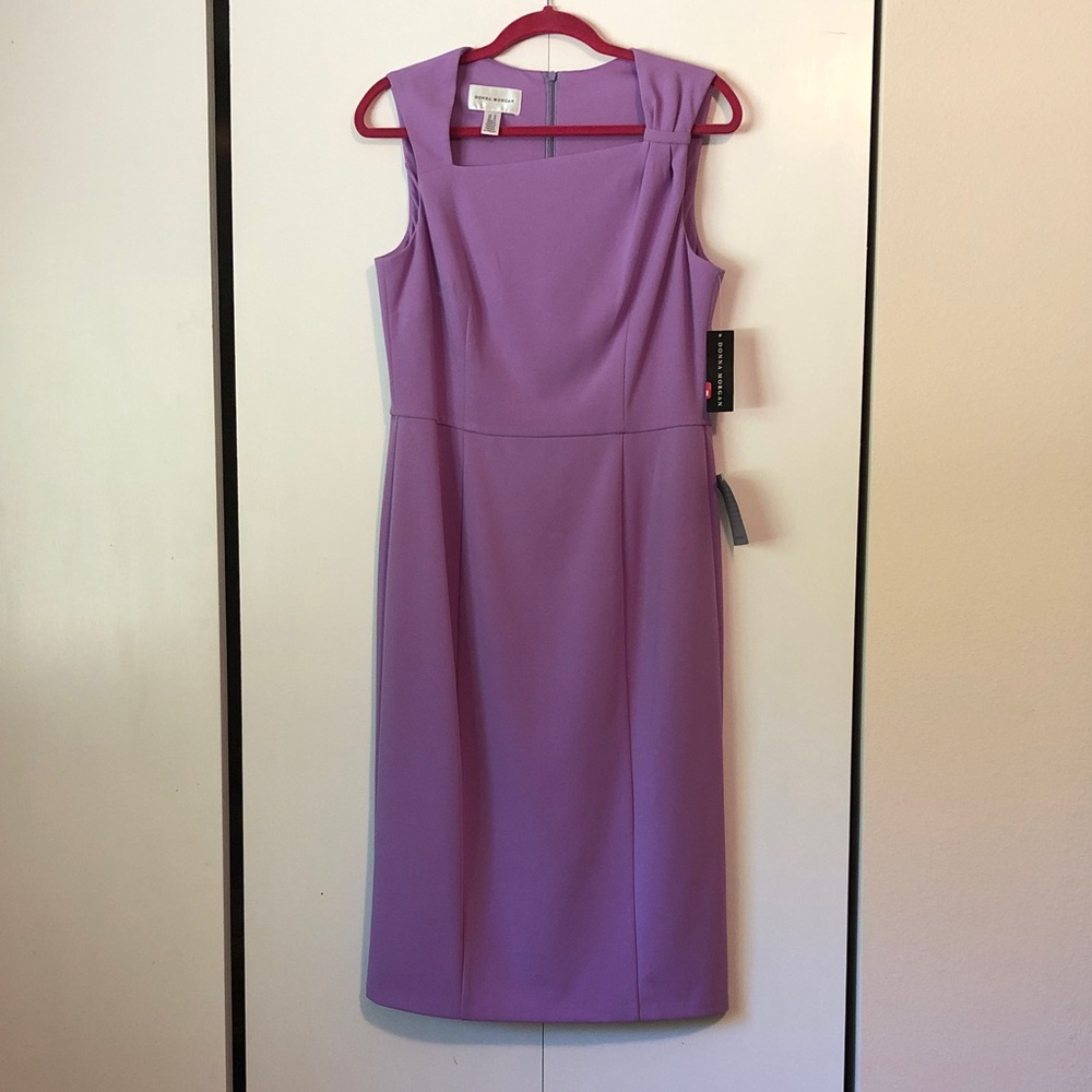 Donna Morgan Lavender Midi Dress